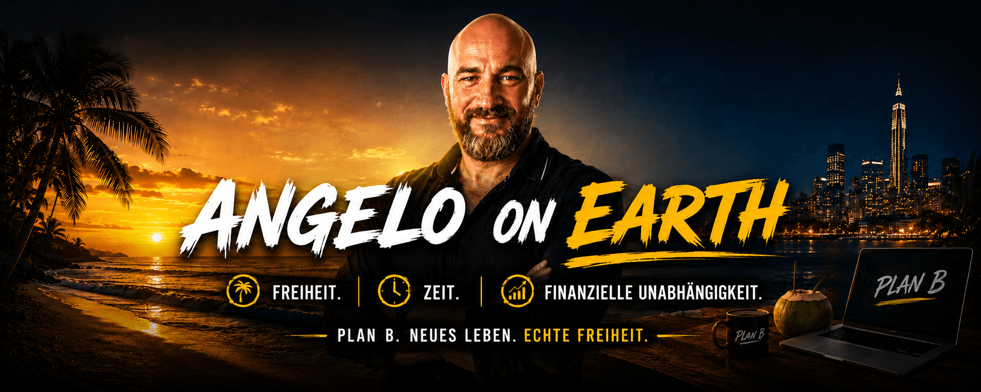 Angelo on Earth — Freiheit. Zeit. Finanzielle Unabhängigkeit.